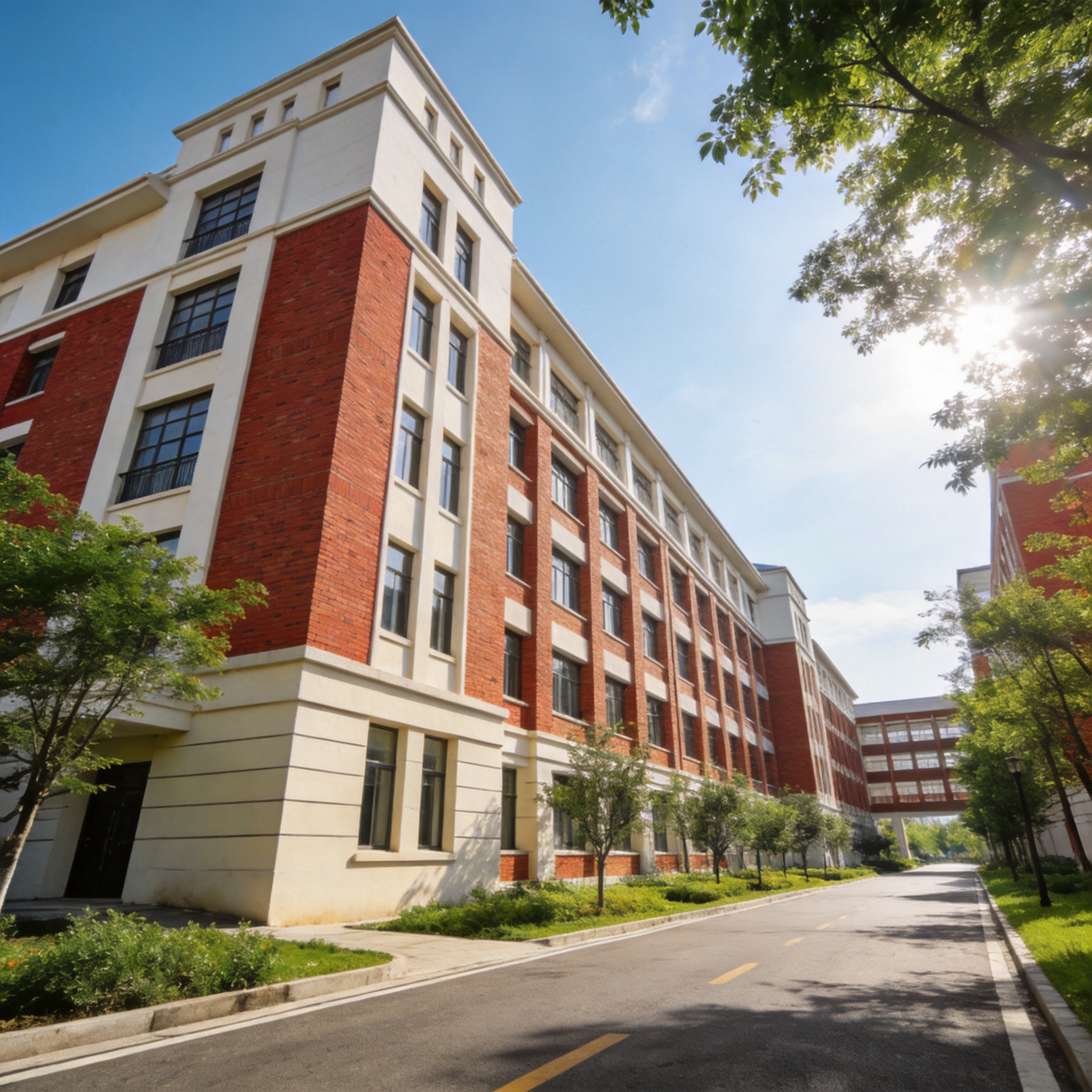 武汉录路通复读学校校园